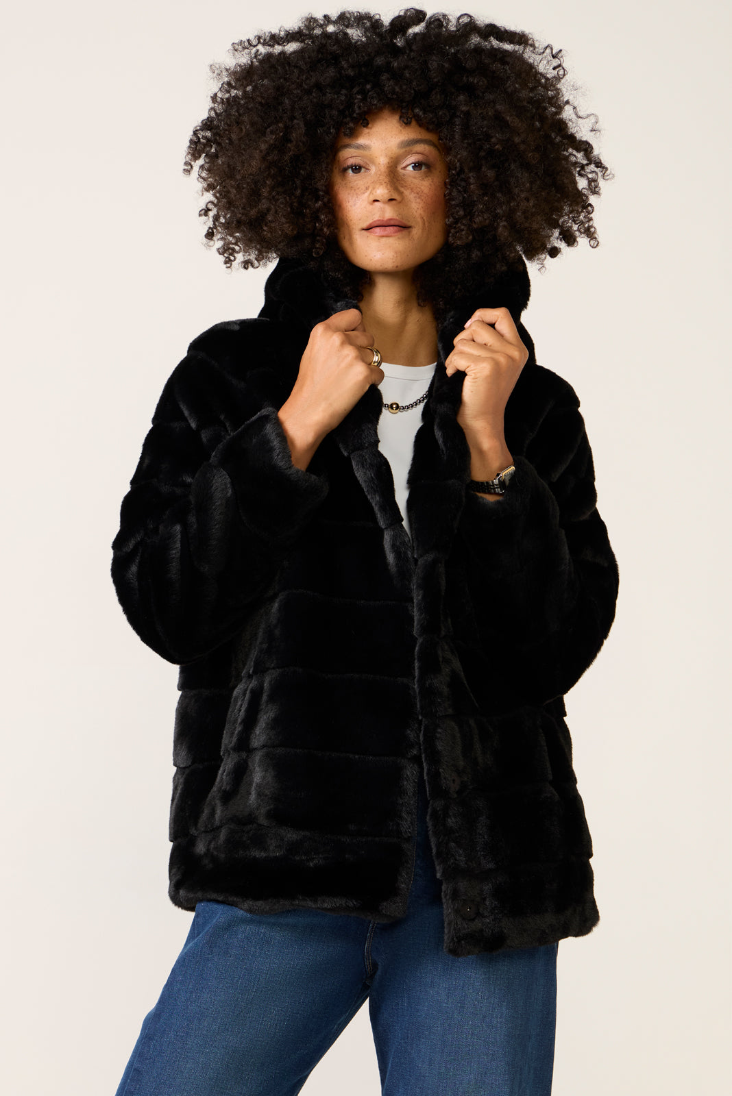 Goldy Hooded Coat