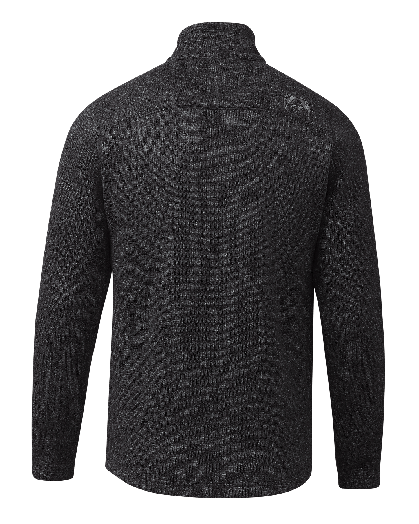 Base Camp Full Zip Sweater | Heather Black