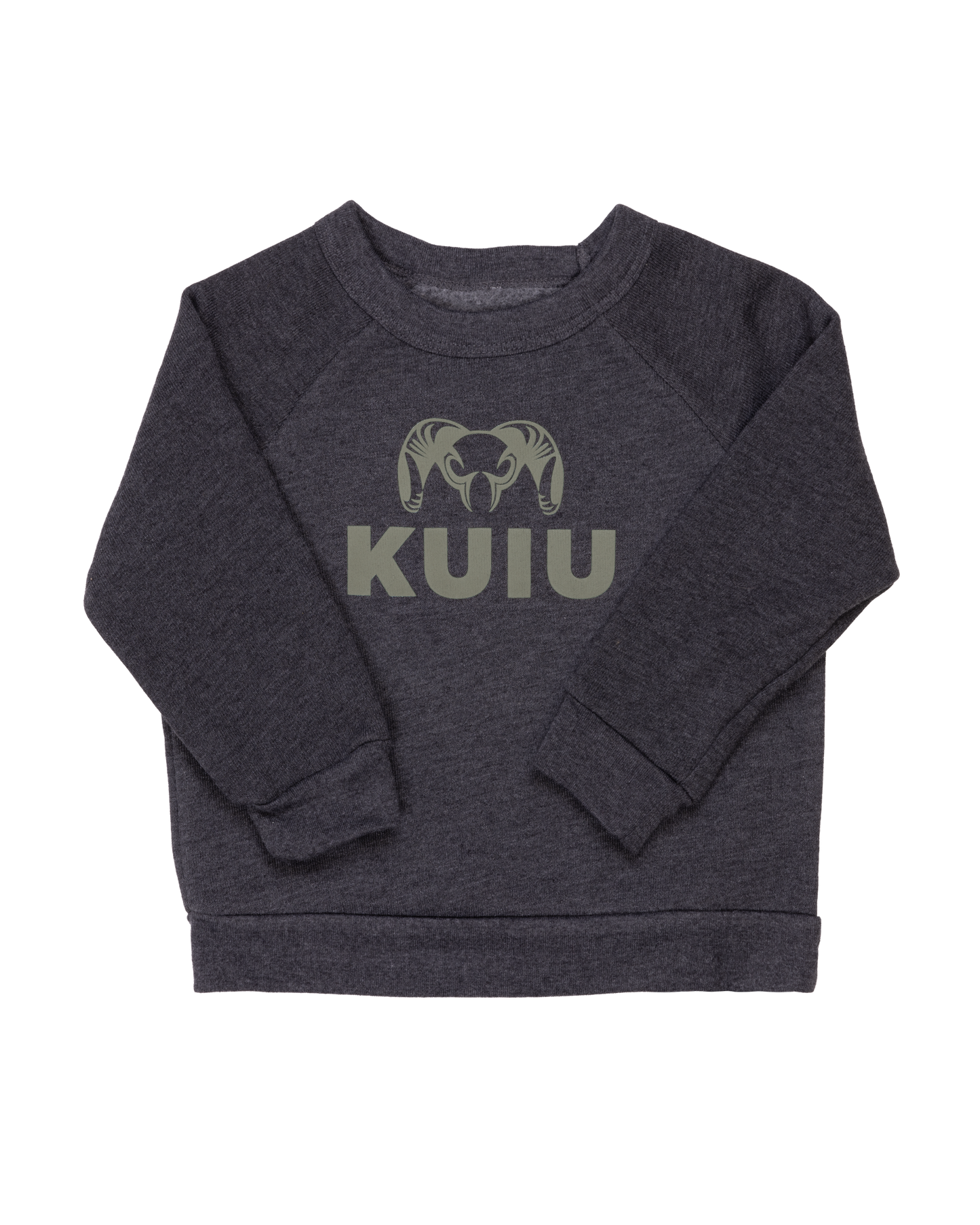 Toddler Stacked Logo Crewneck Sweatshirt | Olive