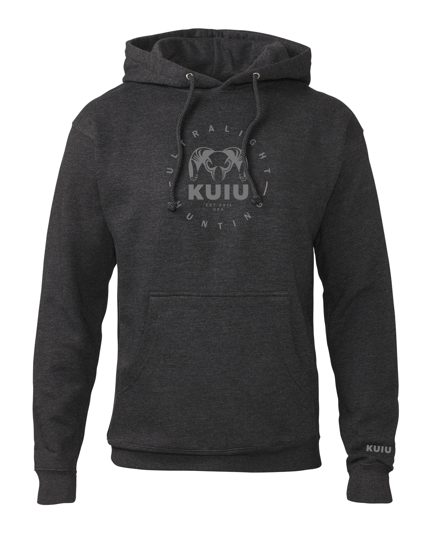 KUIU Ultralight Hunting Circle Hoodie | Charcoal
