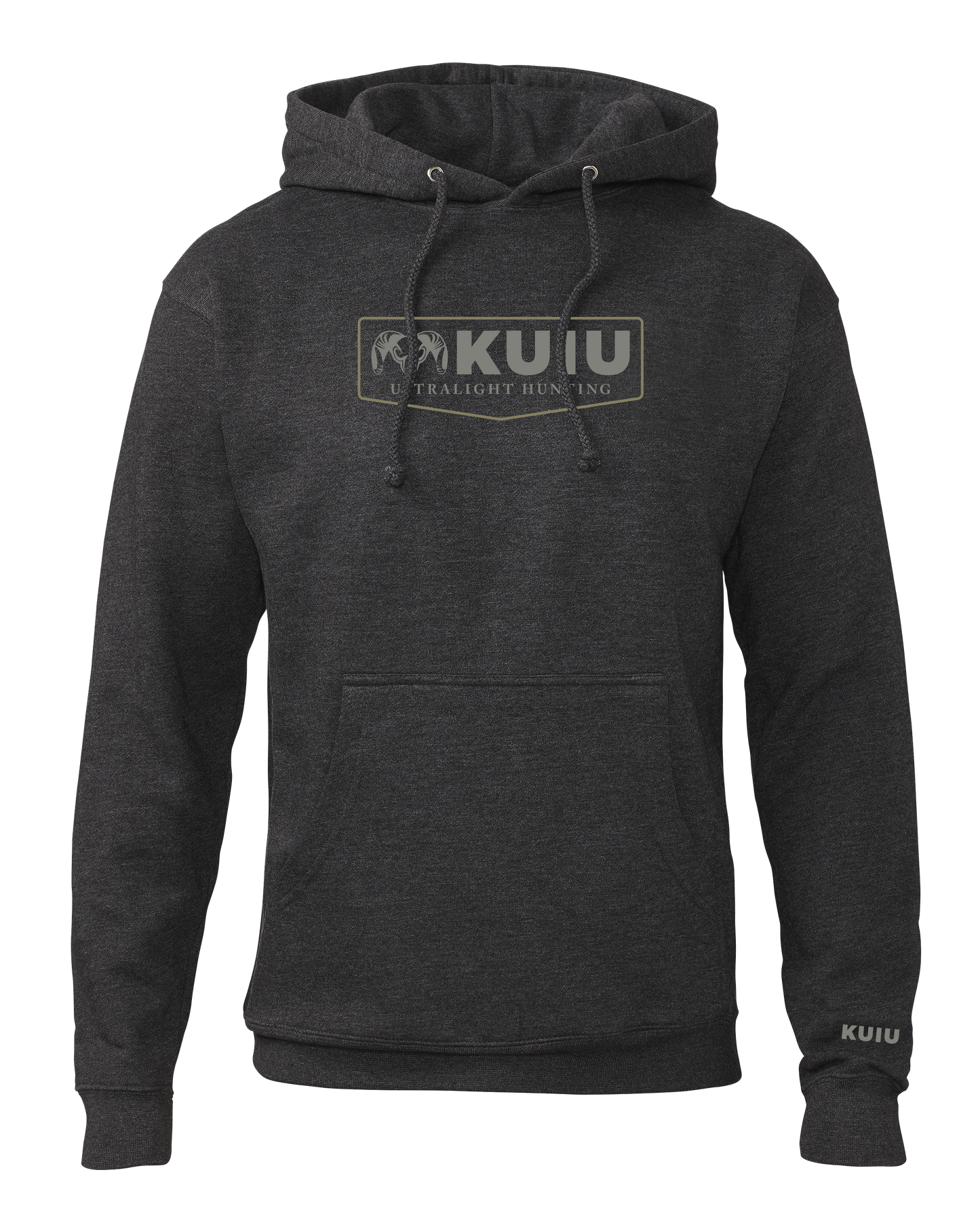 KUIU Shield Logo Hoodie | Charcoal