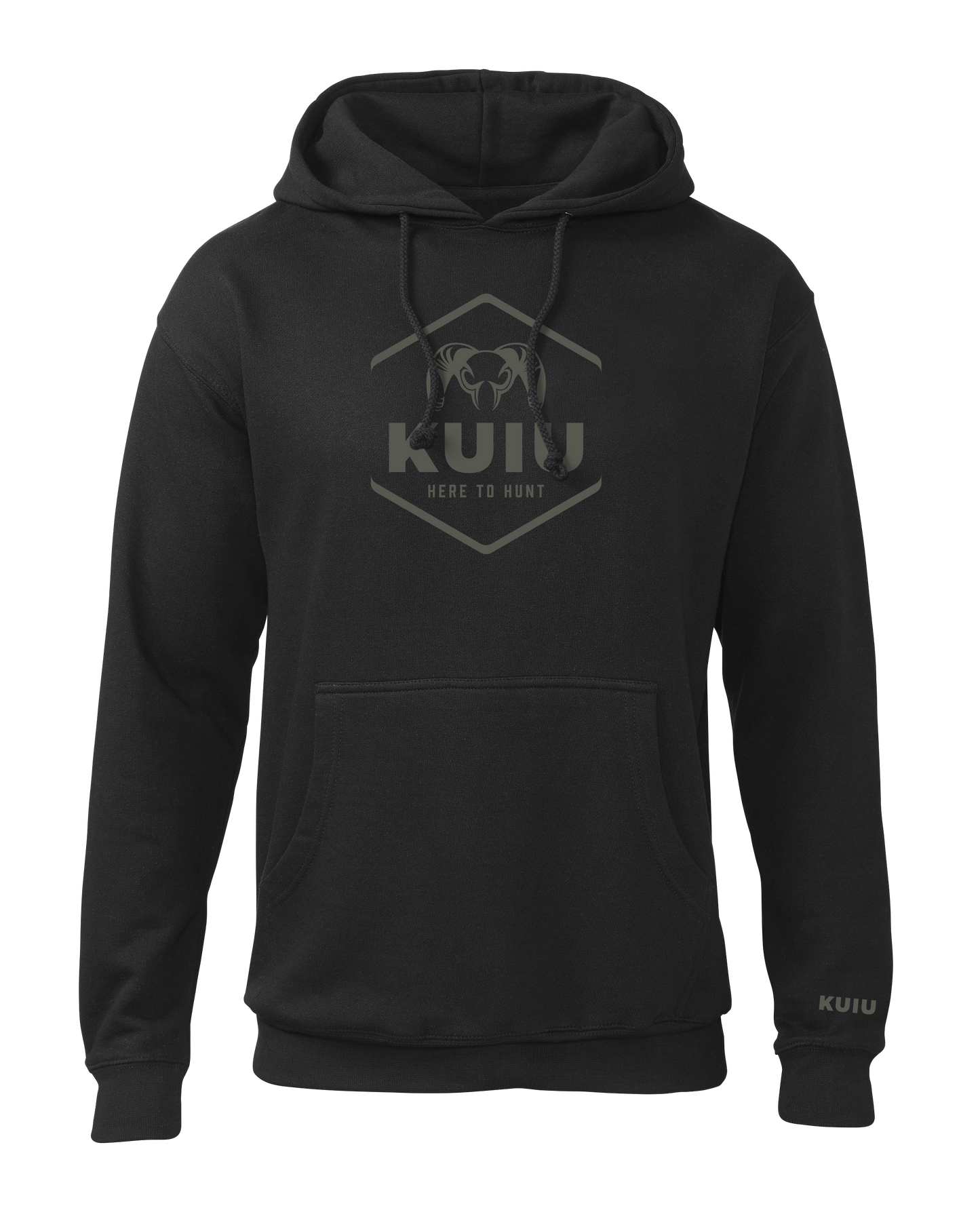 KUIU Stacked Here to Hunt Hoodie | Black