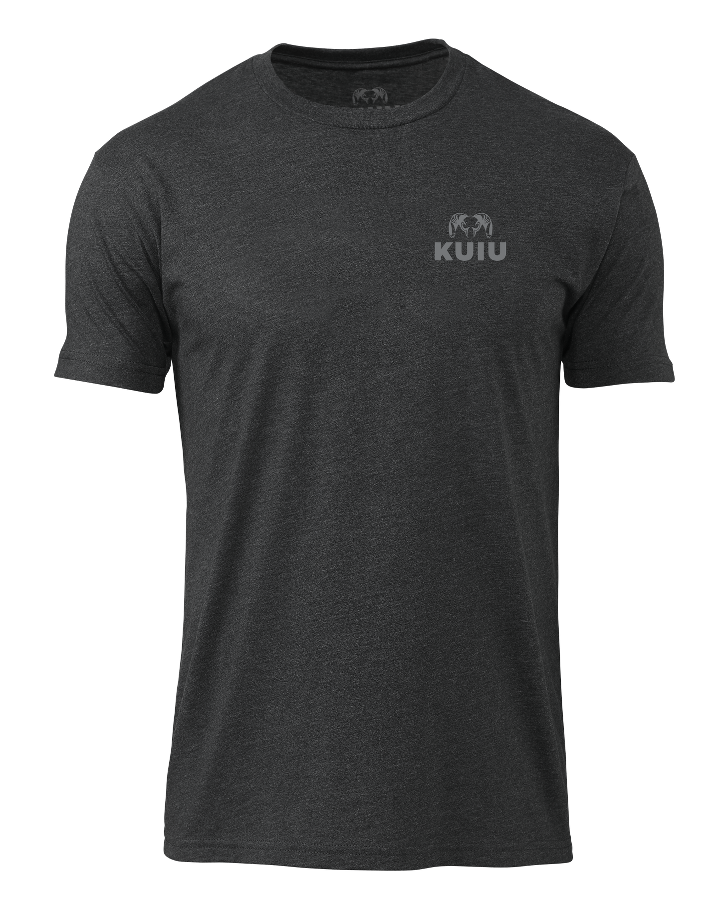KUIU Vertical Flag Logo T-Shirt | Charcoal