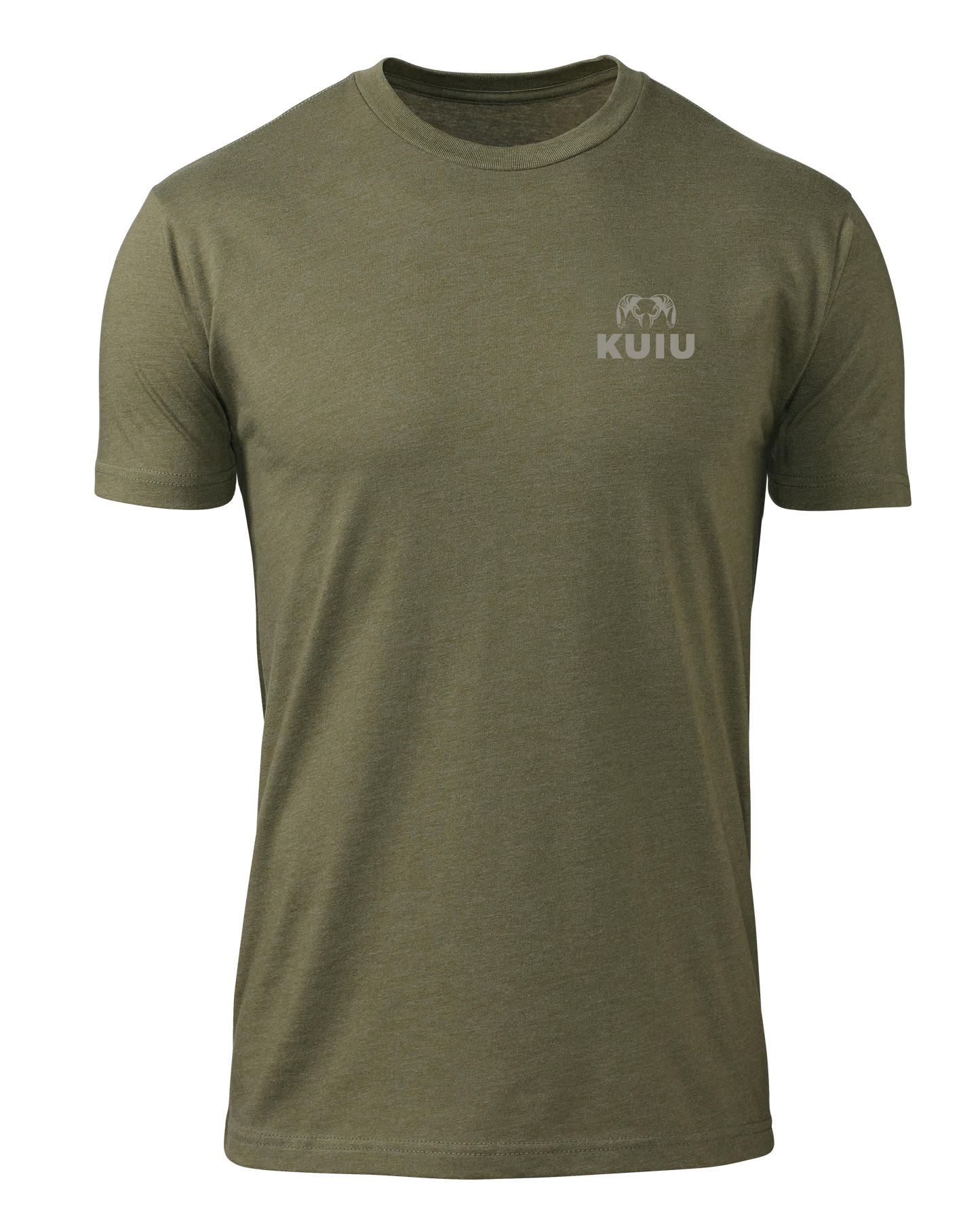 KUIU Vertical Flag Logo T-Shirt | Military Green