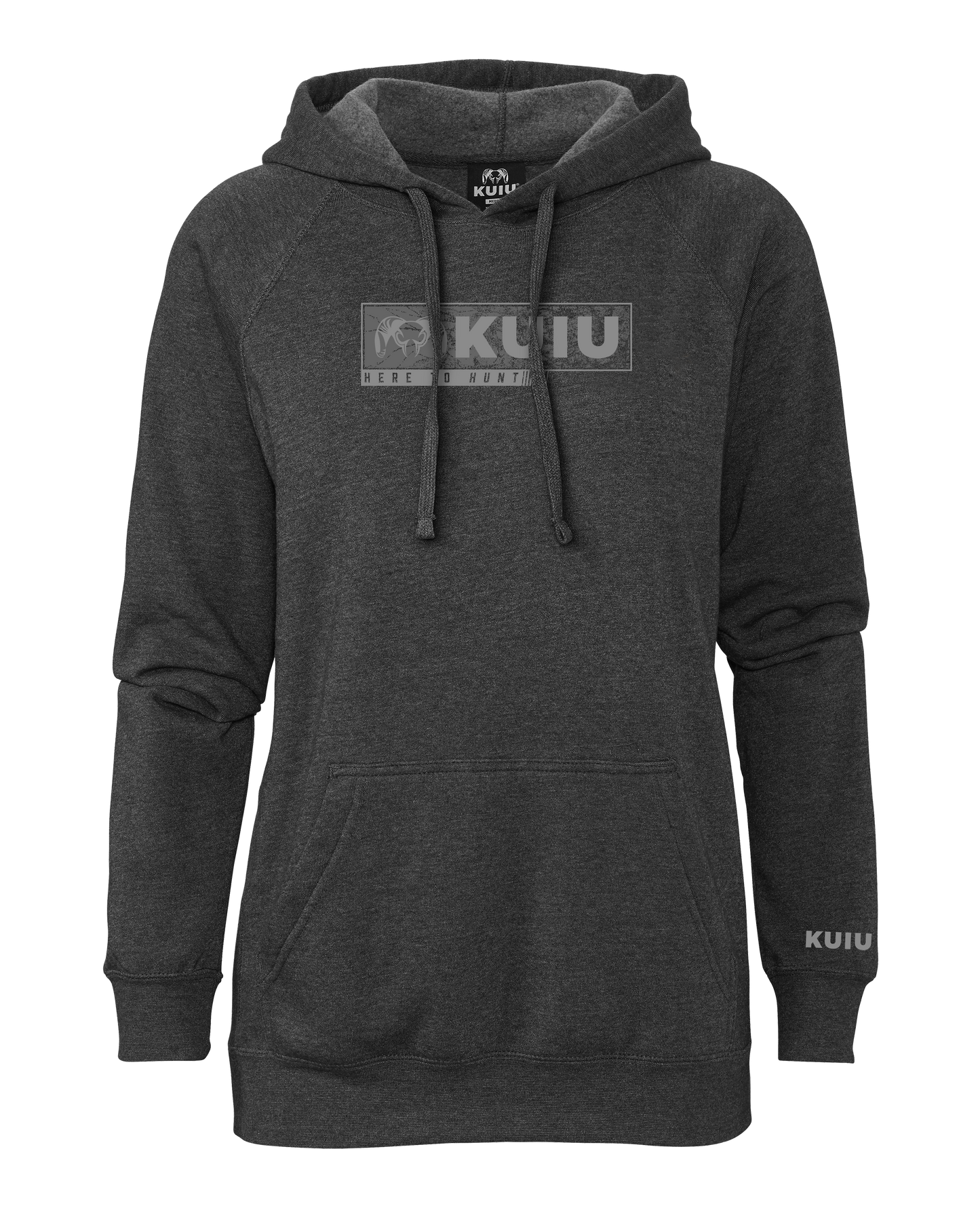 Women's Here to Hunt Gritstone Hoodie | Charcoal