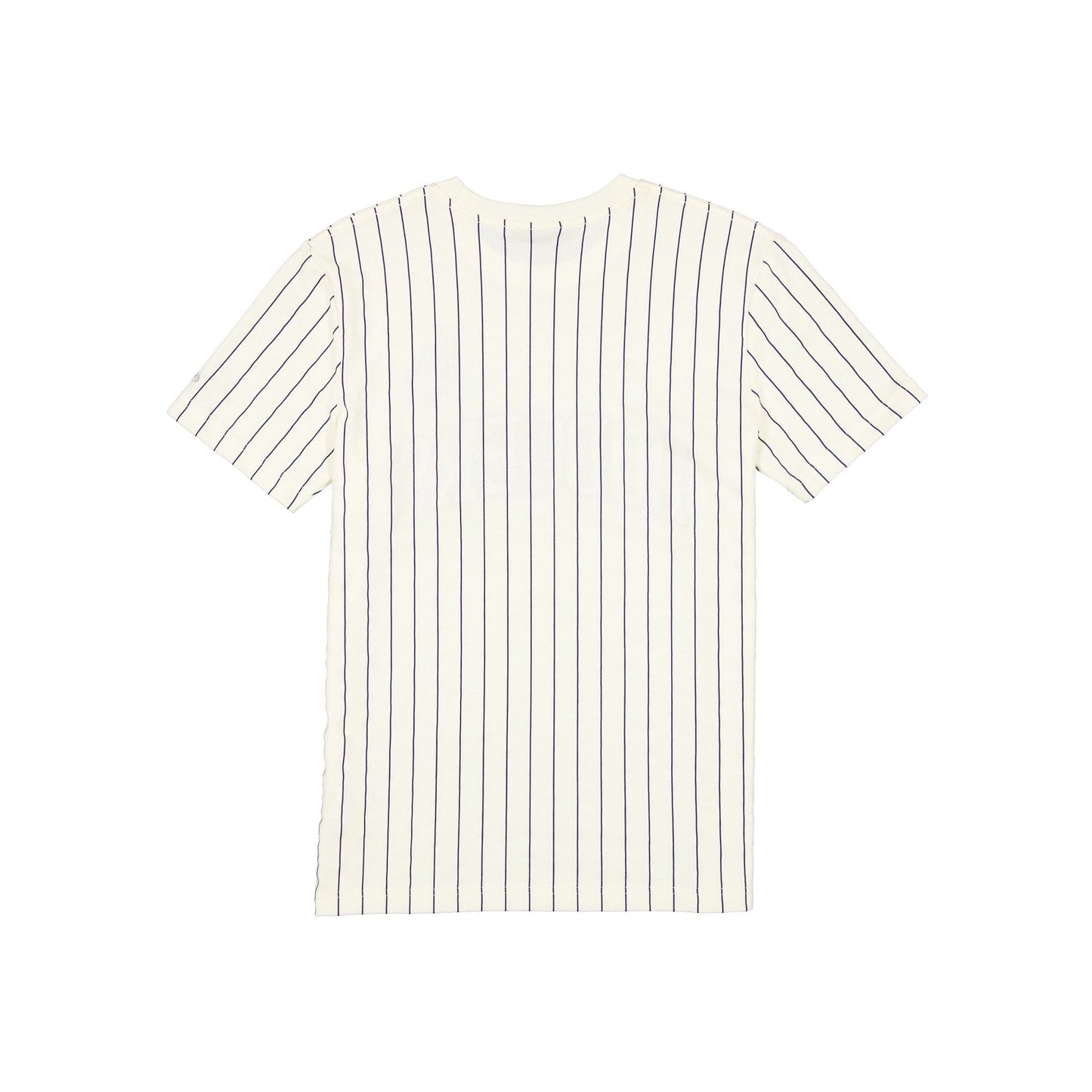 Los Angeles Dodgers Throwback Applique Pinstripe Chrome White T-Shirt