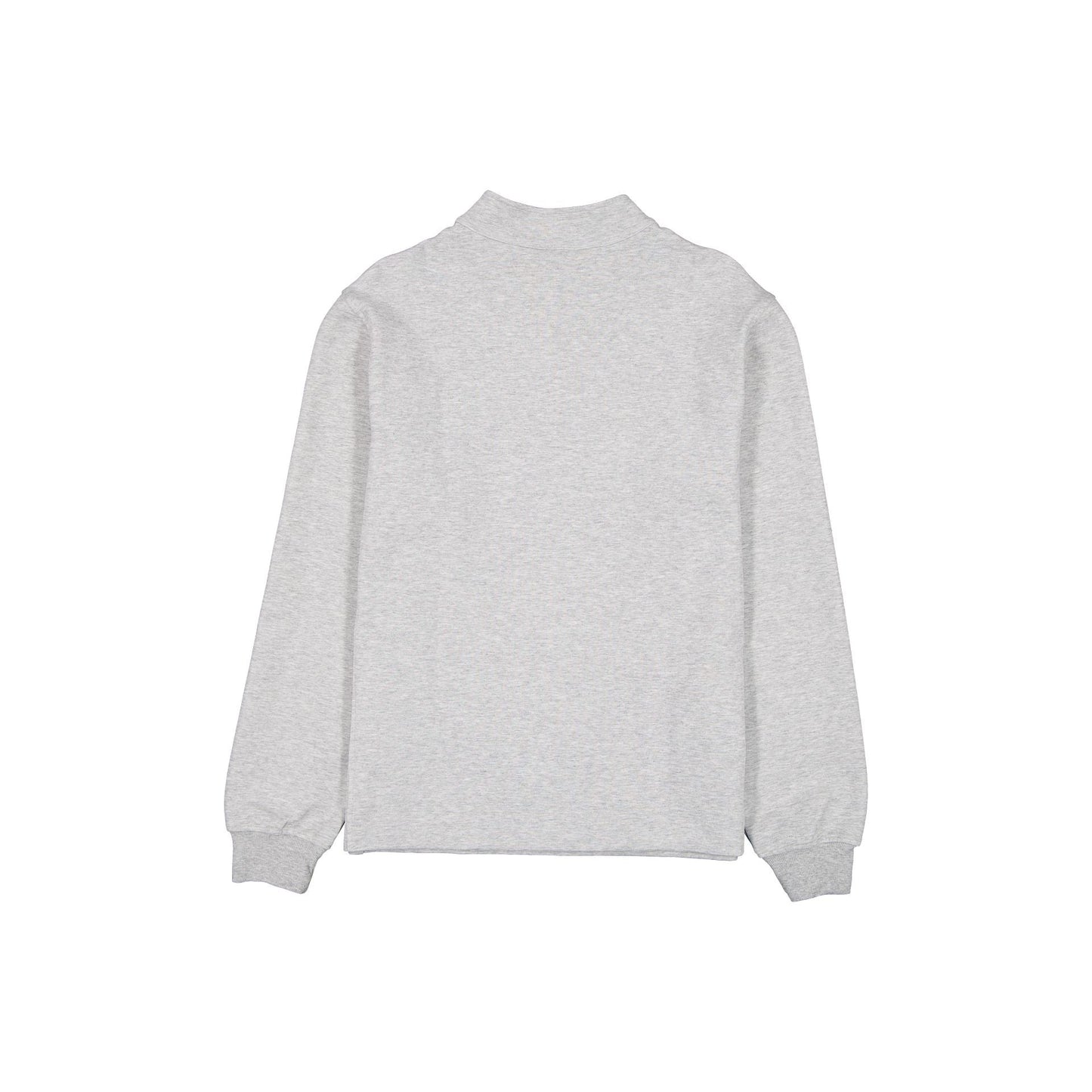 New York Yankees Logo Essentials Heather Gray Quarter Zip
