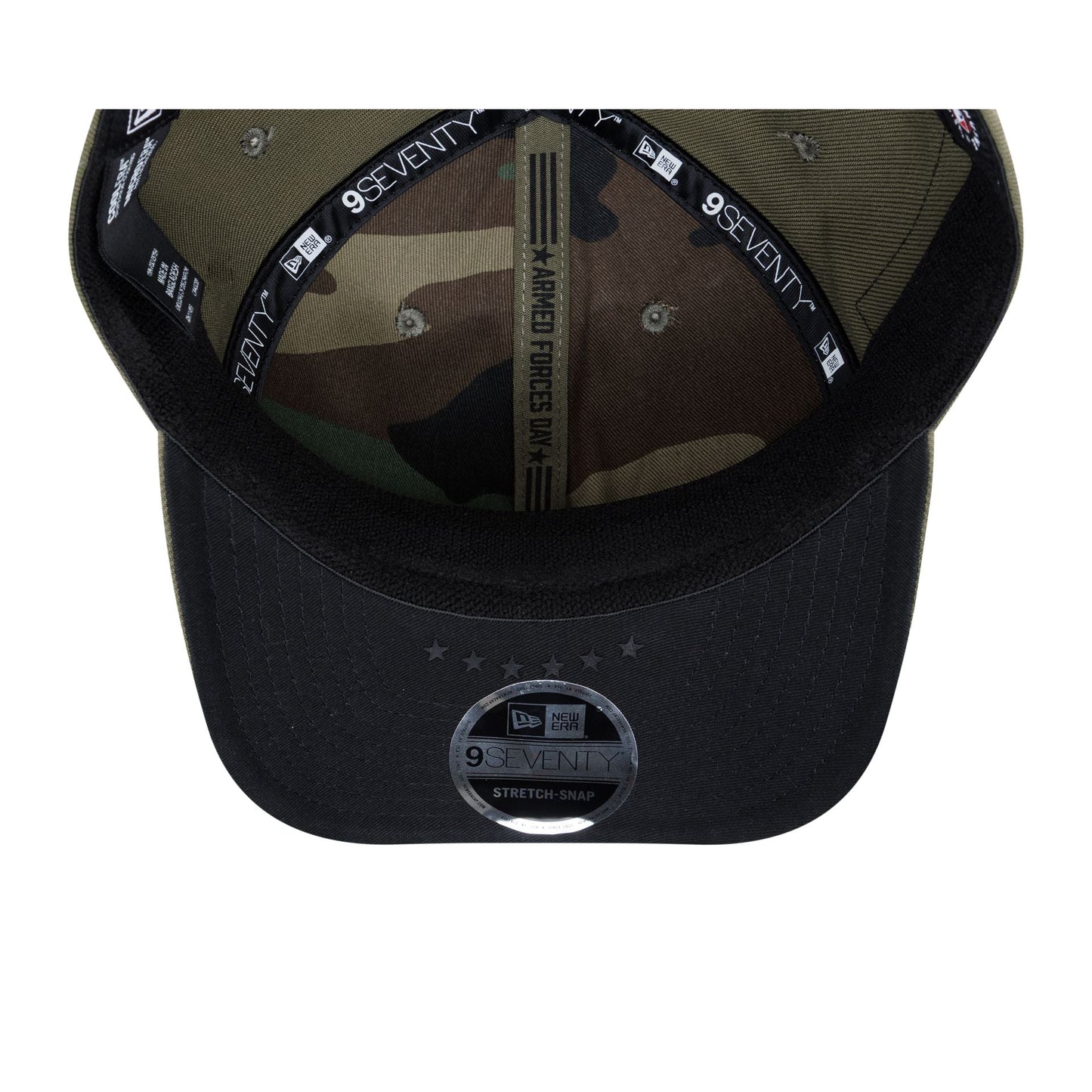 Seattle Mariners Armed Forces Day 2026 9SEVENTY Stretch-Snap Hat
