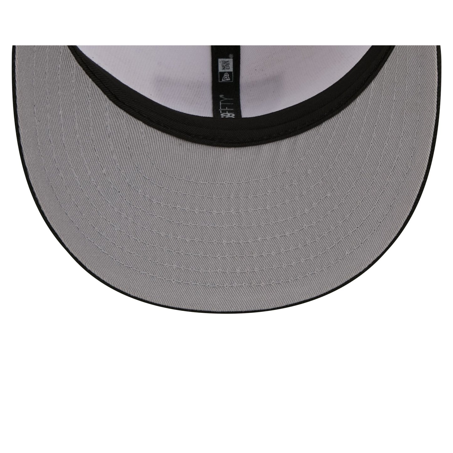 Las Vegas Raiders 2026 Draft Black and White 59FIFTY Fitted Hat