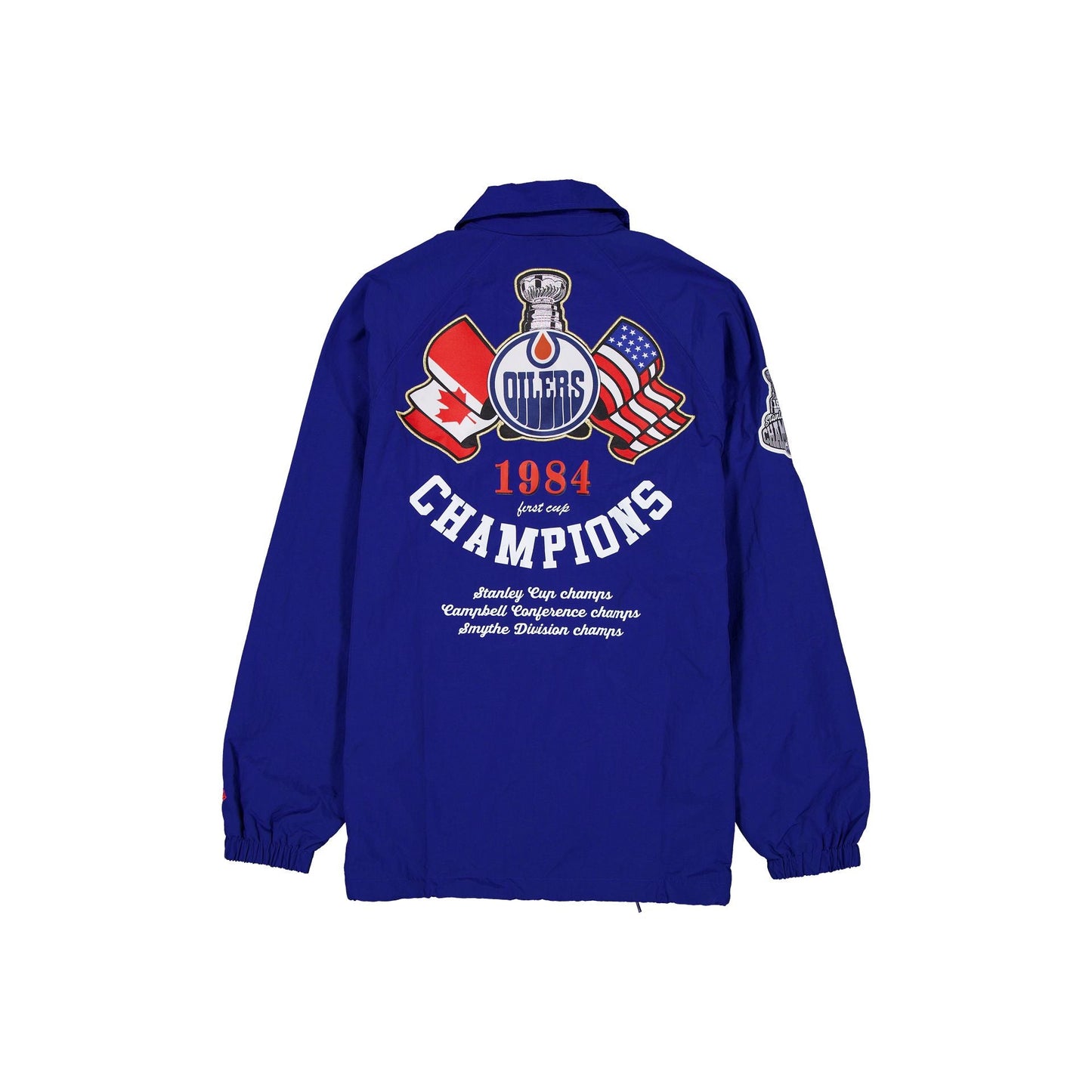 Edmonton Oilers Past Glory Coaches Jacket