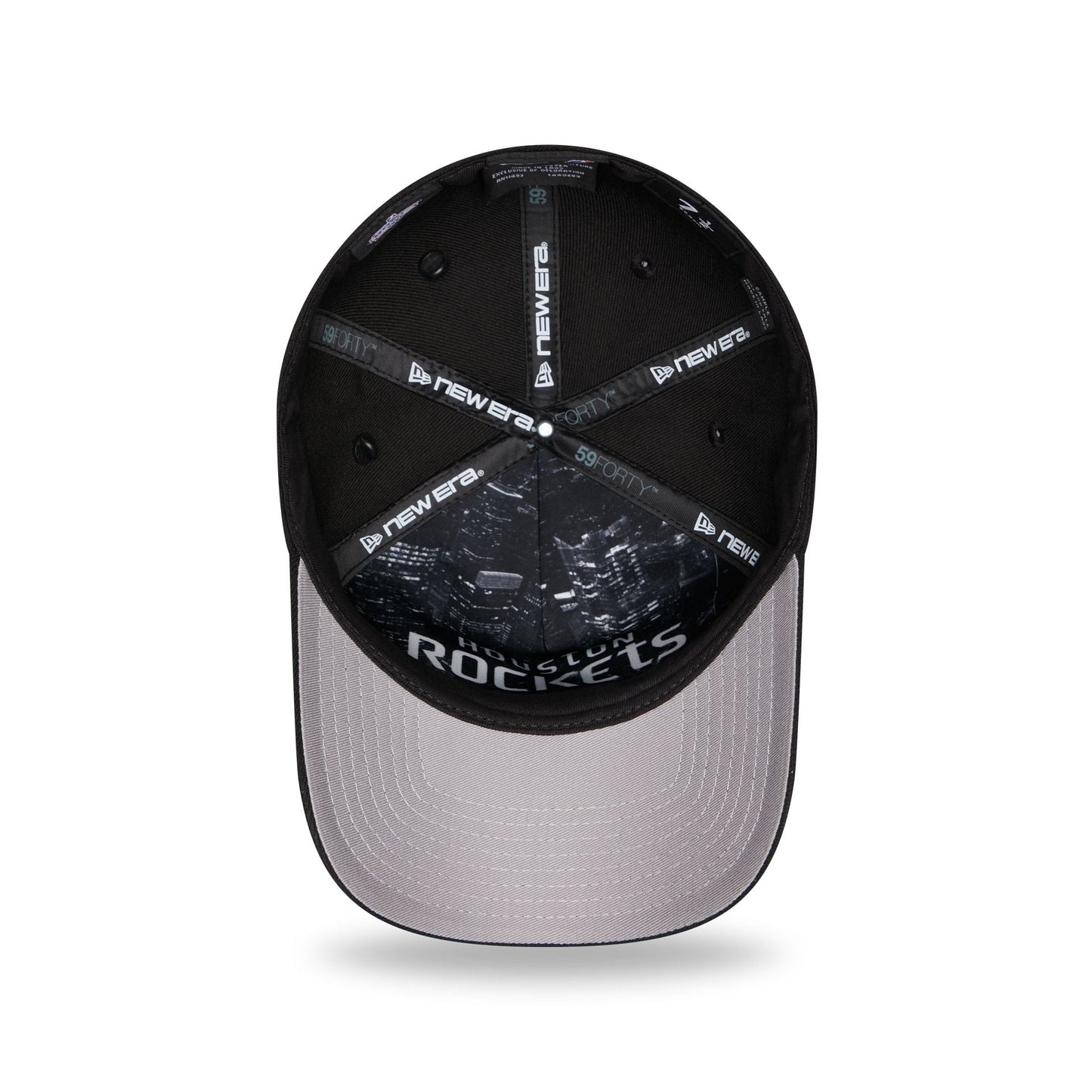 Houston Rockets 2026 Draft Black 59FORTY A-Frame Fitted Hat