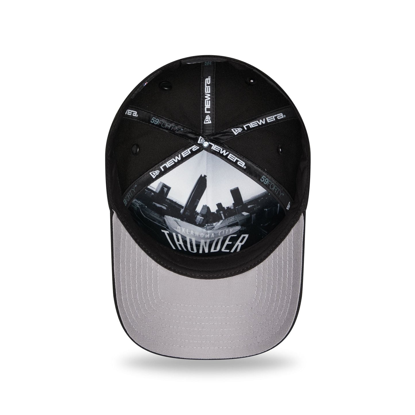 Oklahoma City Thunder 2026 Draft Black 59FORTY A-Frame Fitted Hat