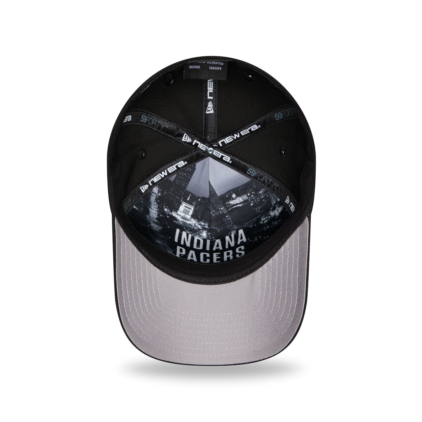 Indiana Pacers 2026 Draft Black 59FORTY A-Frame Fitted Hat