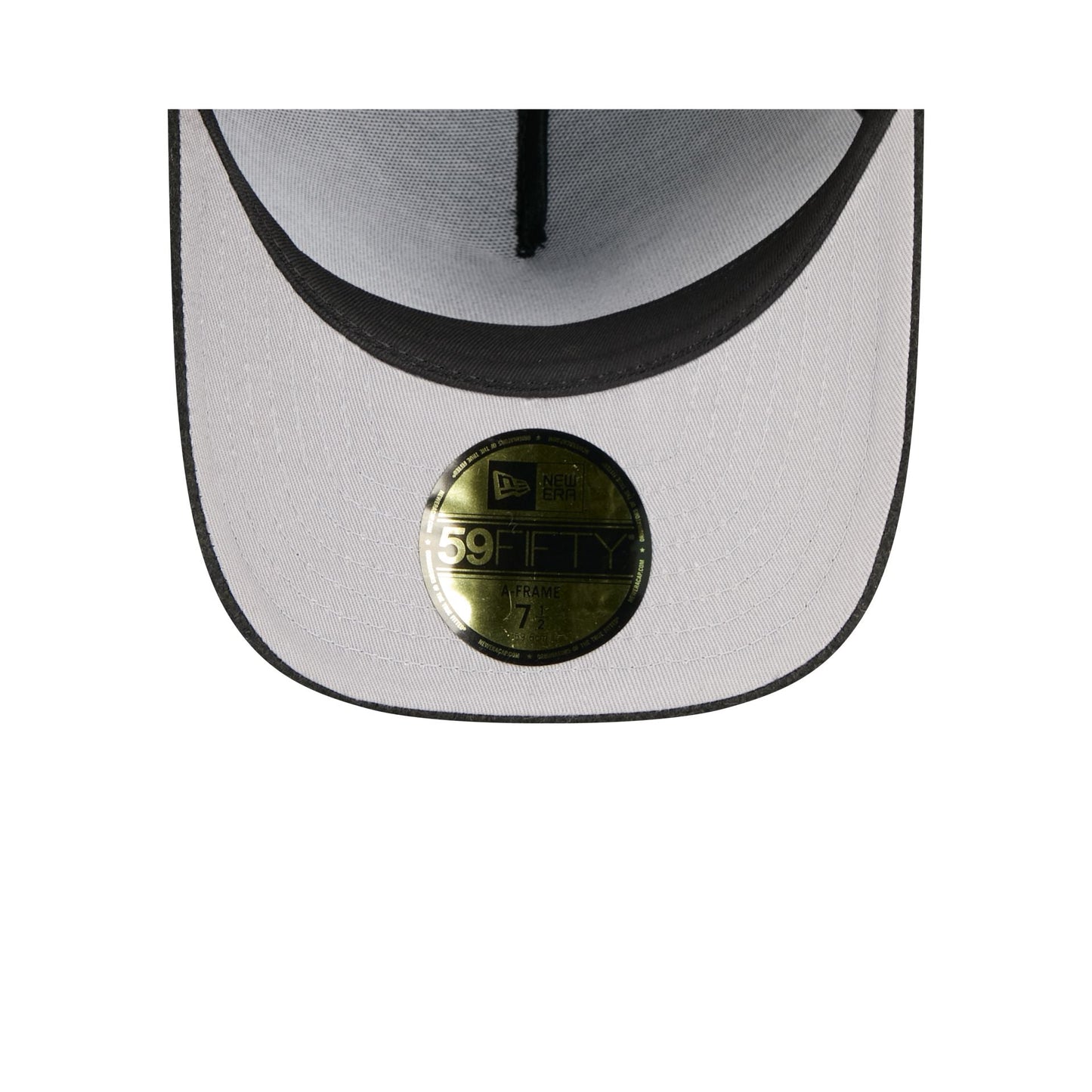 New Era Cap Black Platinum Tier Graphite Cashmere 59FIFTY A-Frame Fitted Hat
