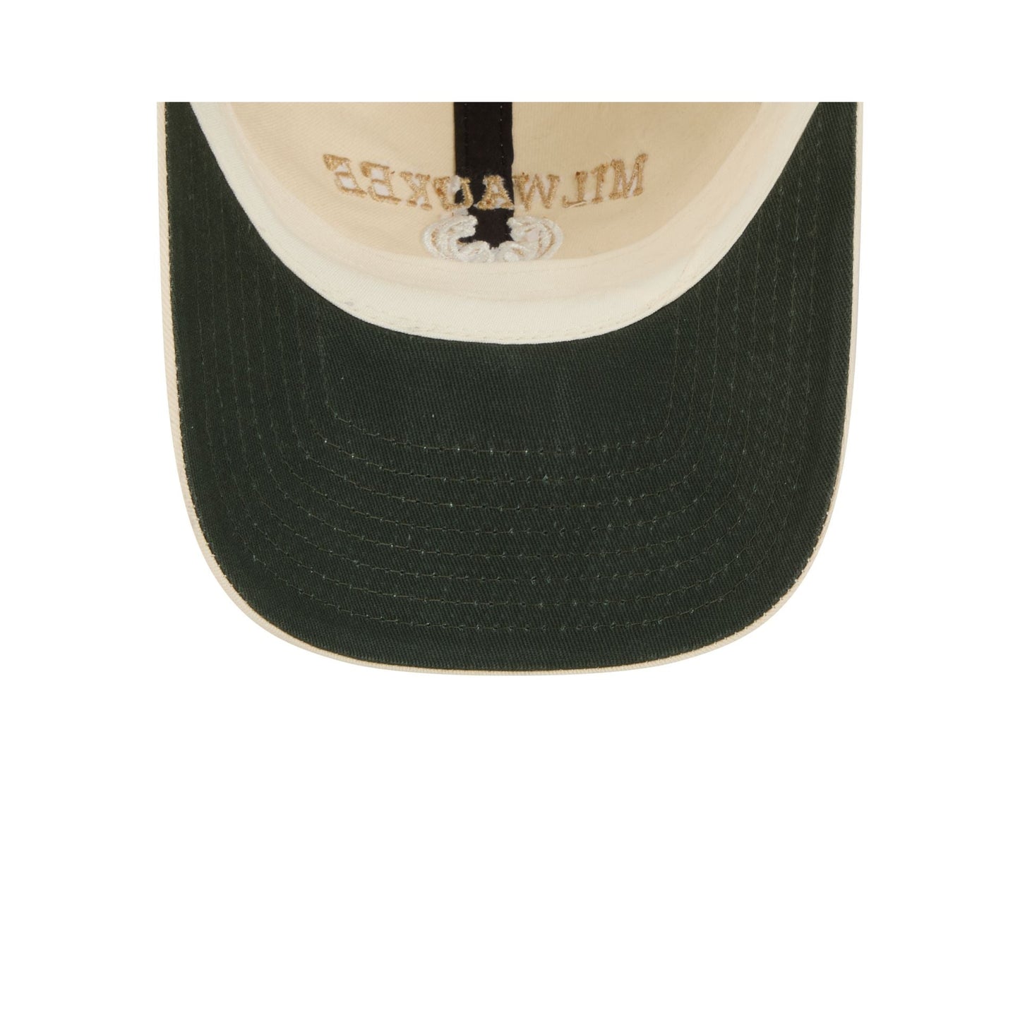 Milwaukee Bucks Team Logo Cream Casual Classic Adjustable Hat
