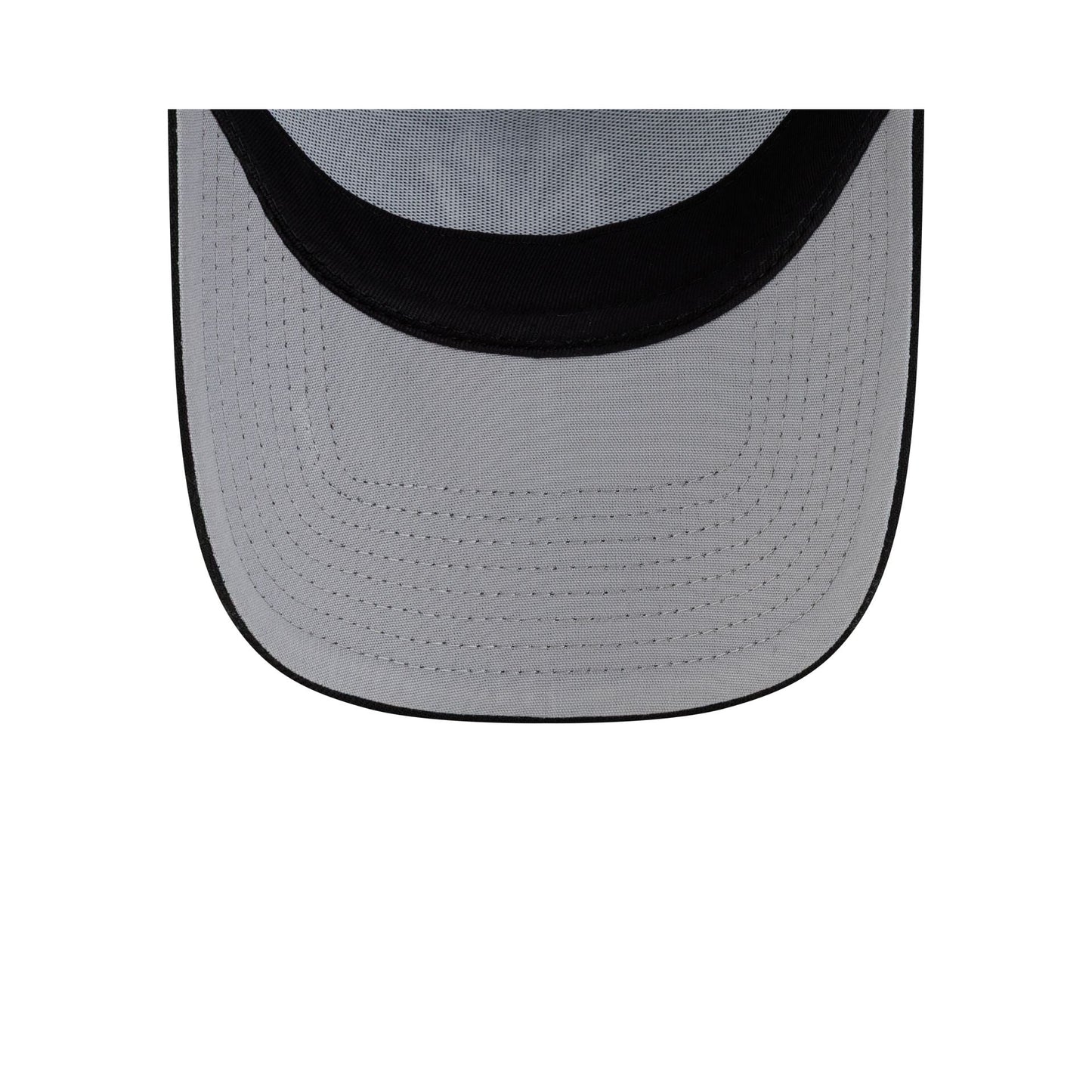New York Yankees Side Script Black 9FORTY A-Frame Trucker Hat