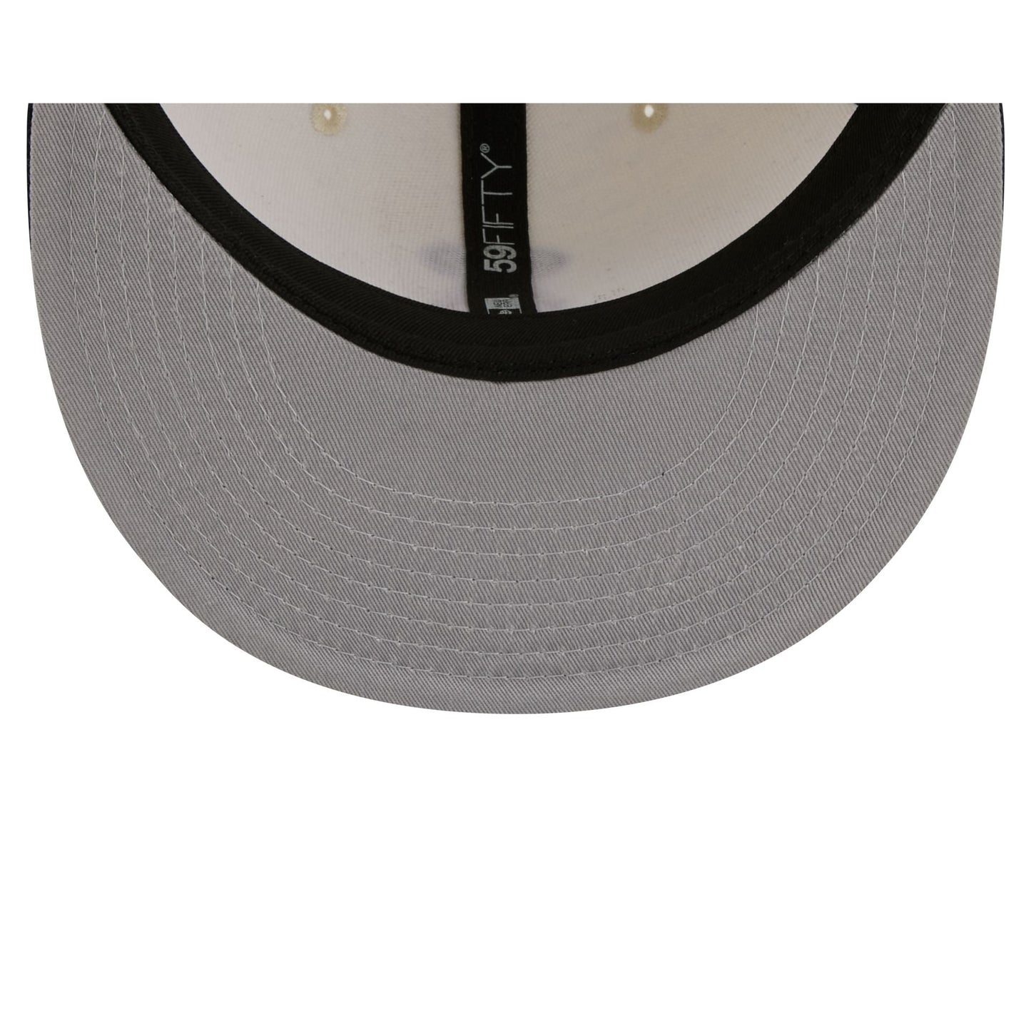 Los Angeles Angels Chrome White Basic 59FIFTY Fitted Hat