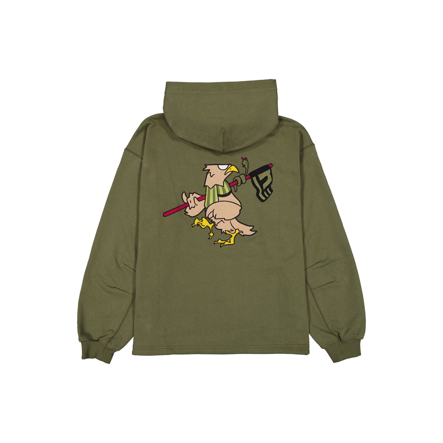 Rodrigo Roji x New Era Cap Soccer Olive Green Hoodie