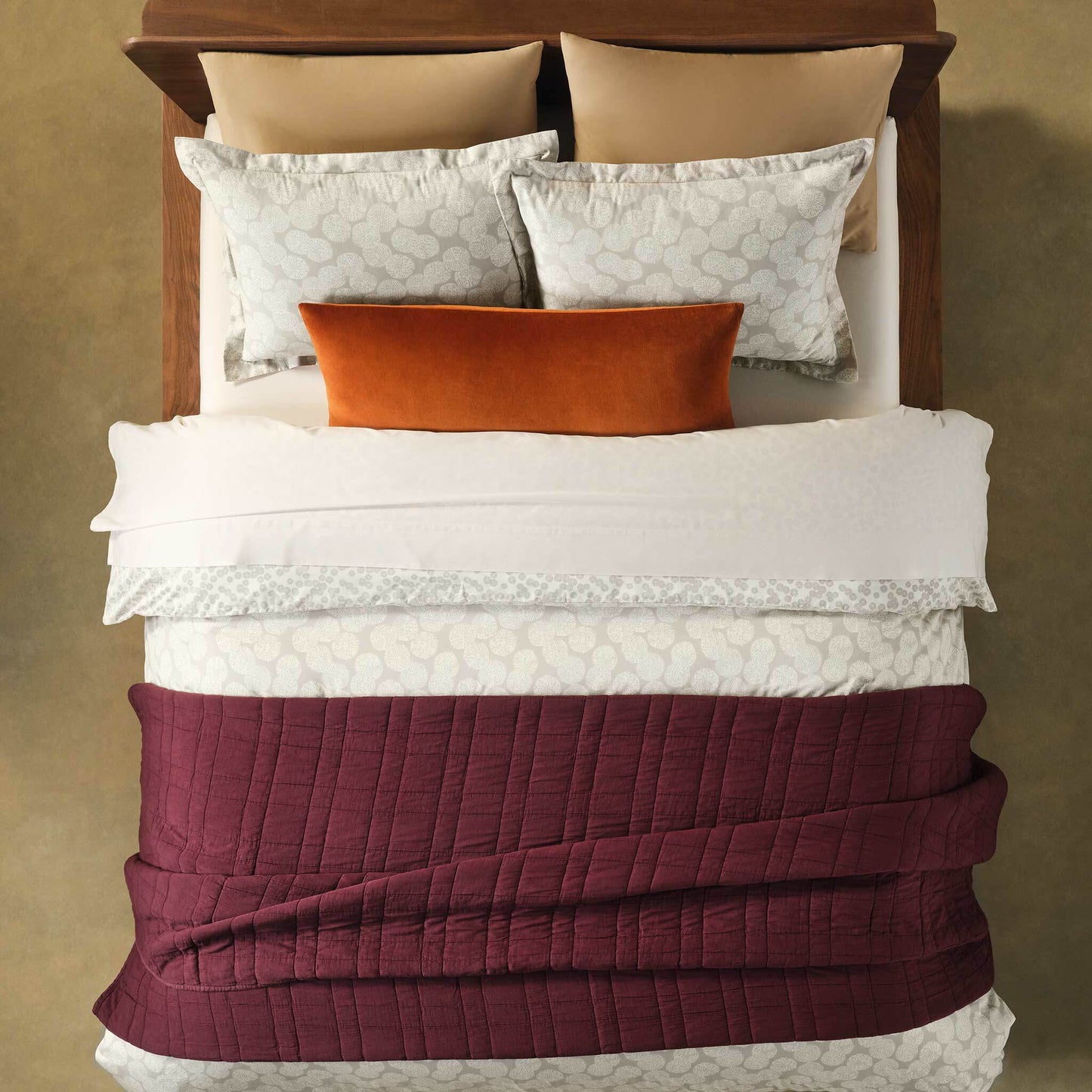 Cotton Velvet Lumbar Pillow Cover