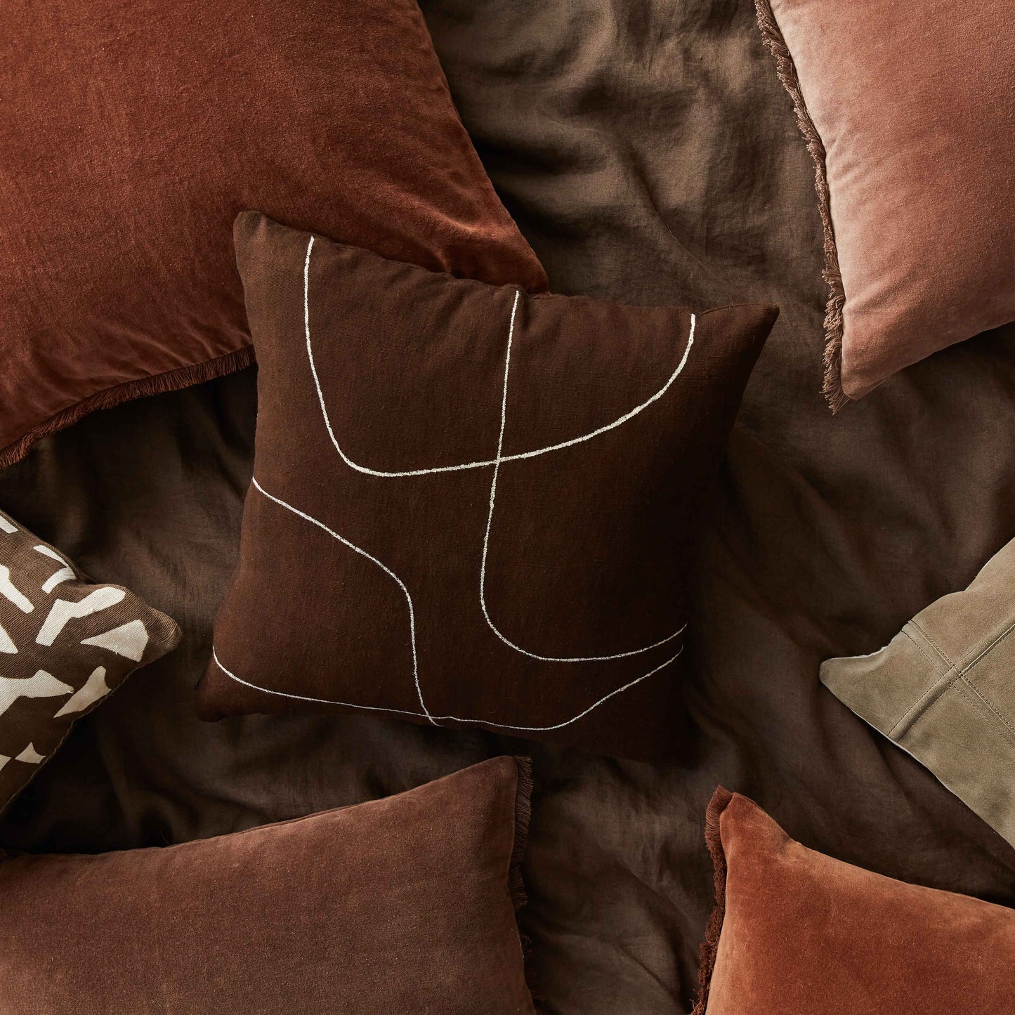 Lueur Mud Cloth Pillow