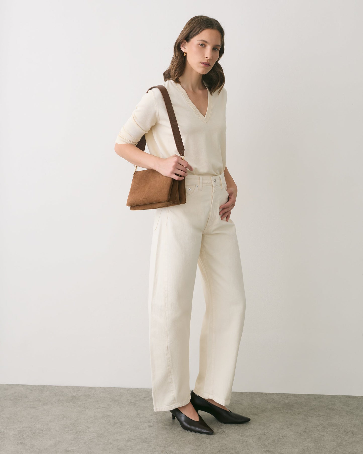 Tria Clutch (Suede Leather)