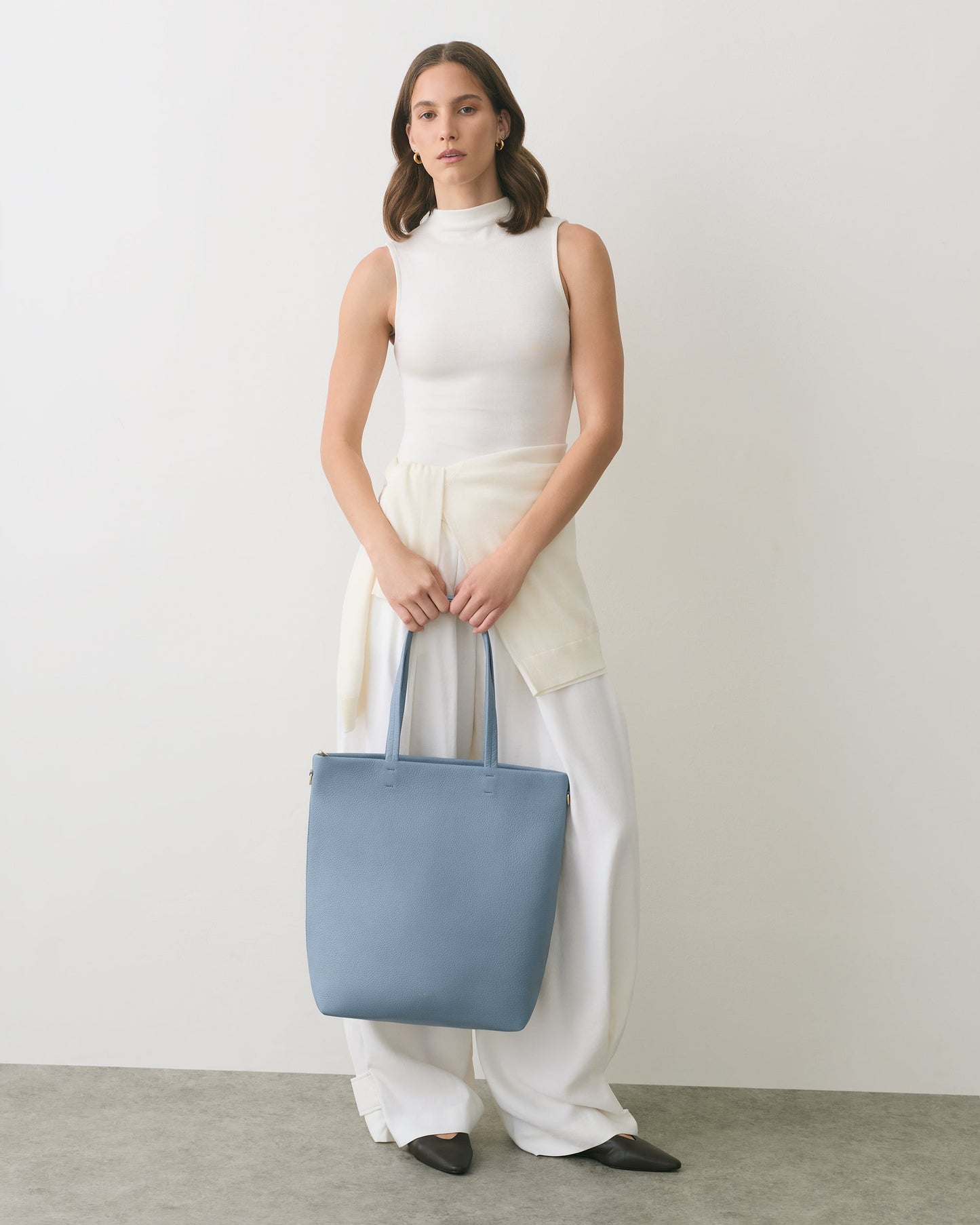 Tall Easy Zipper Tote