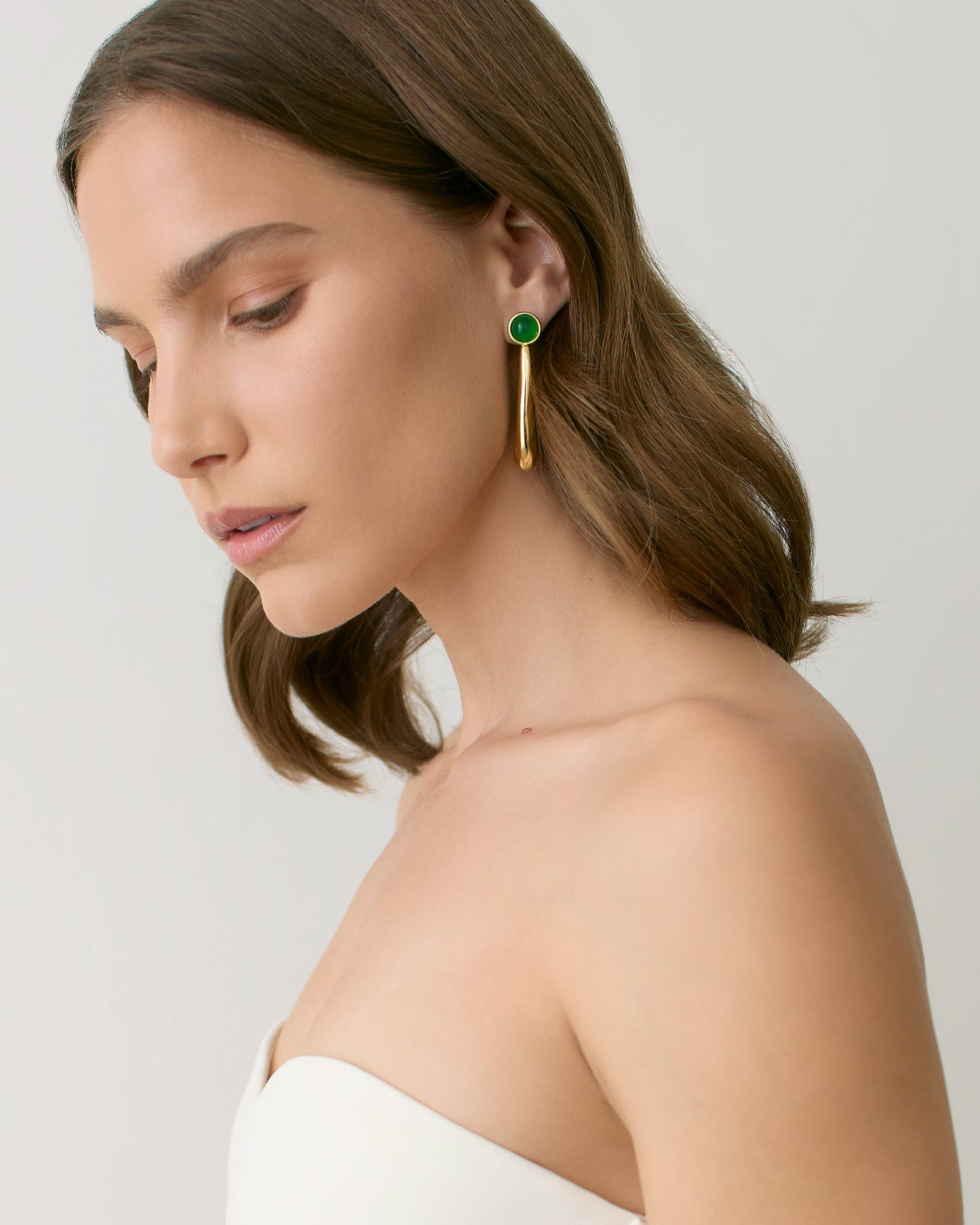 Beaded Long Lluvia Earrings