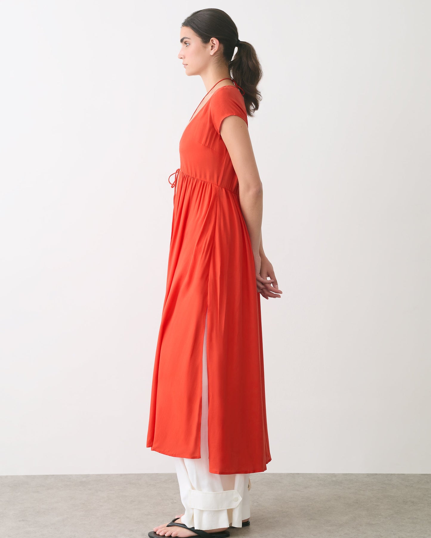 Tencel Tie Front Cover Up
