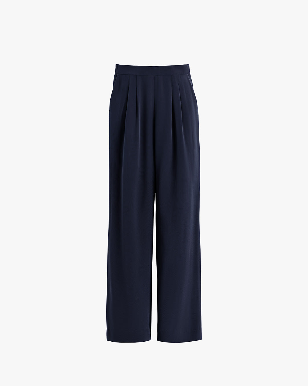 Silk Wide-Leg Pant