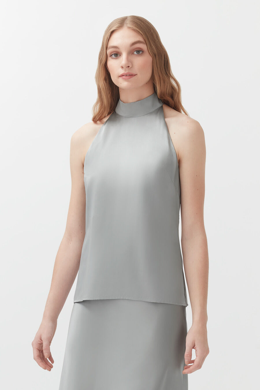 Charmeuse Halter Top
