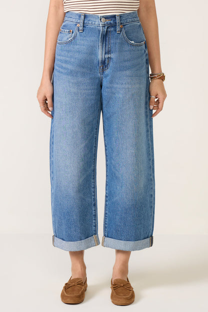 Petite Donny Rolled Hem Boyfriend Jean