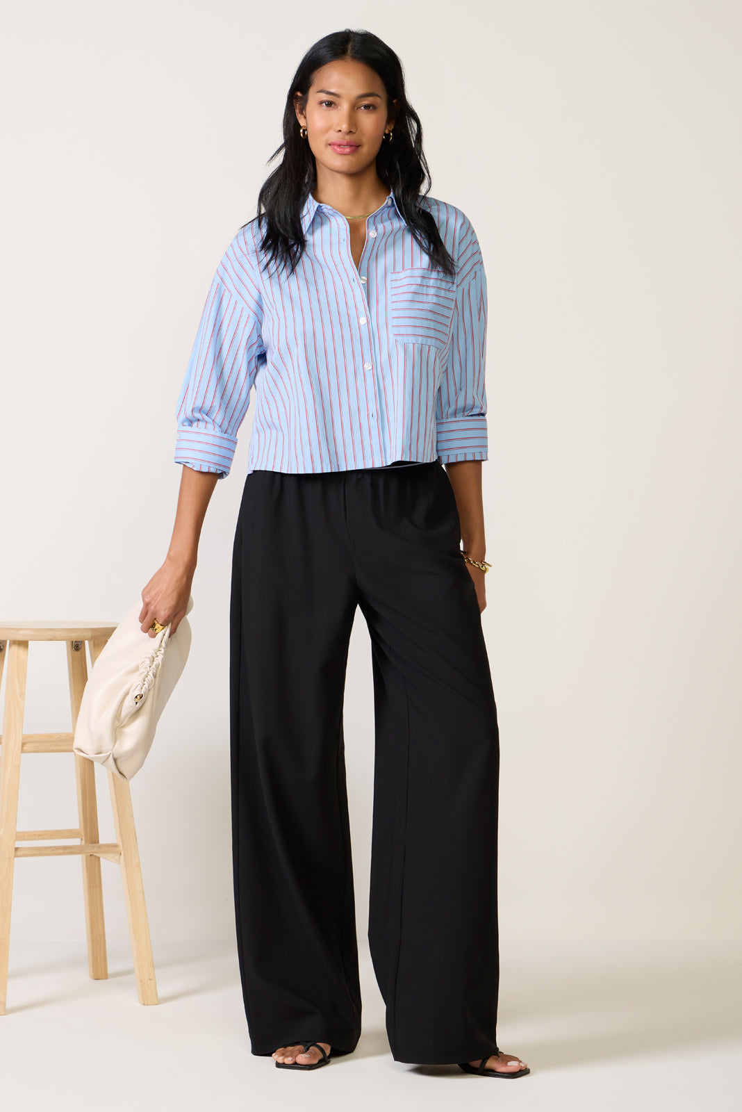 Aiden Crop Shirt