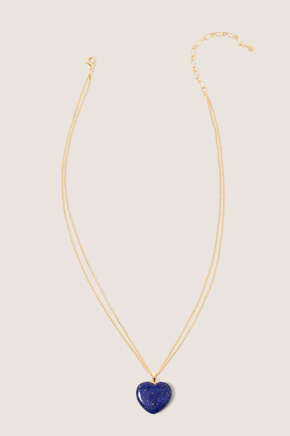 Sarah Stone Heart Necklace