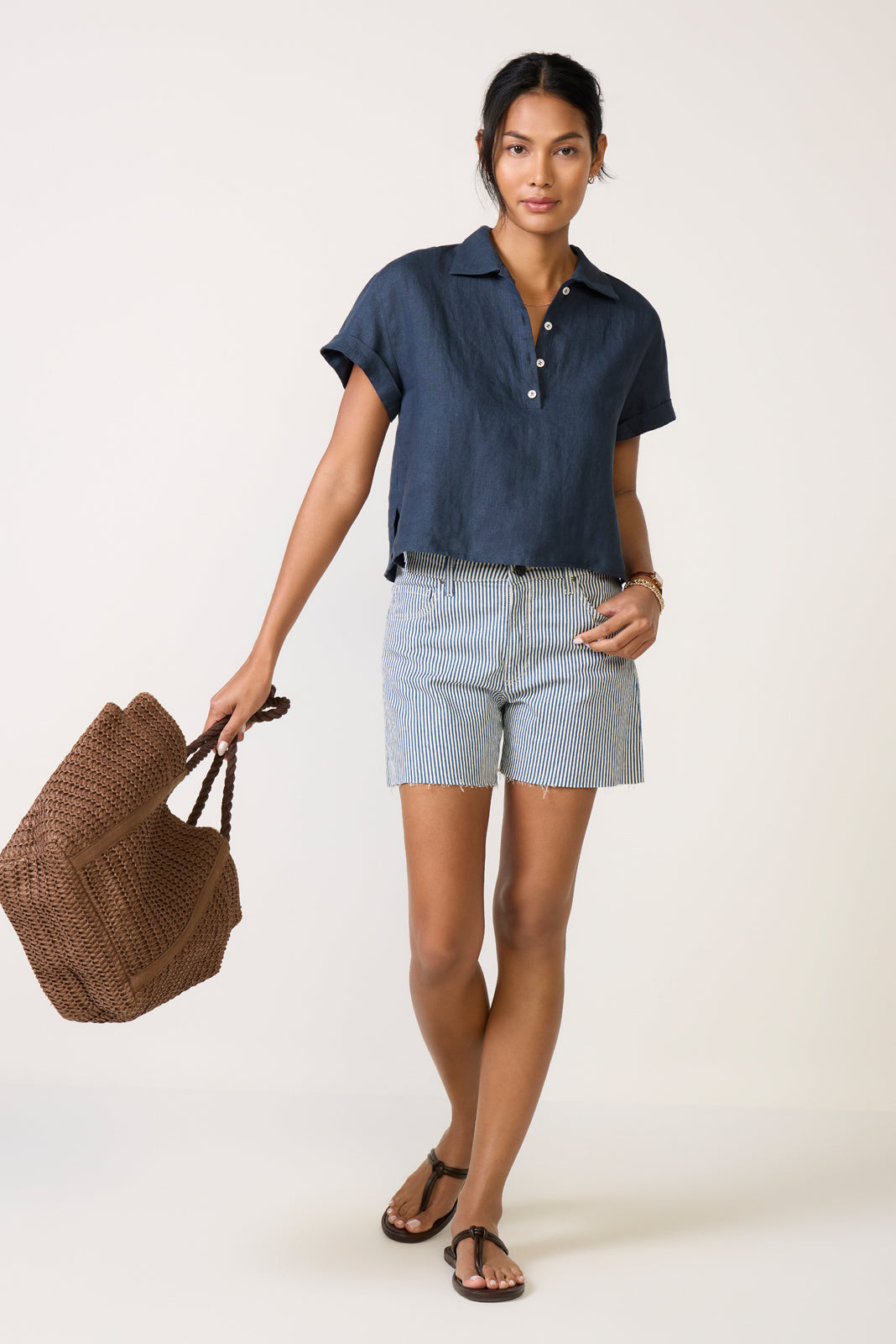 Jane Short Stripe