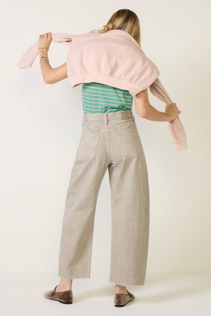 Hattie Barrel Cropped Jean