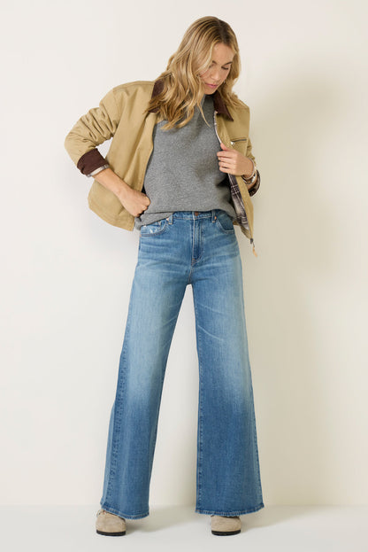 Saige Wide Leg 31` Jean