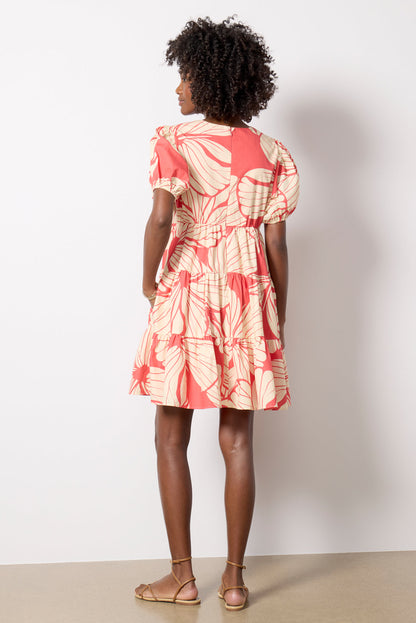 SS V Neck Mini Dress