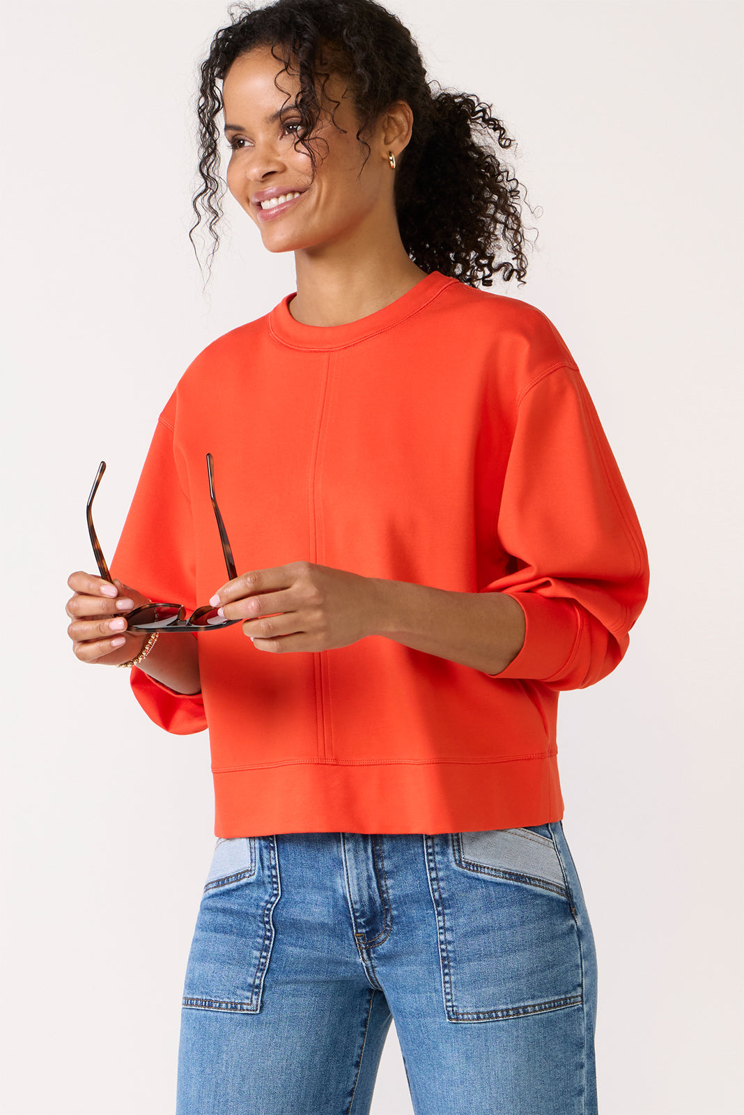 Long Sleeve Crewneck Top