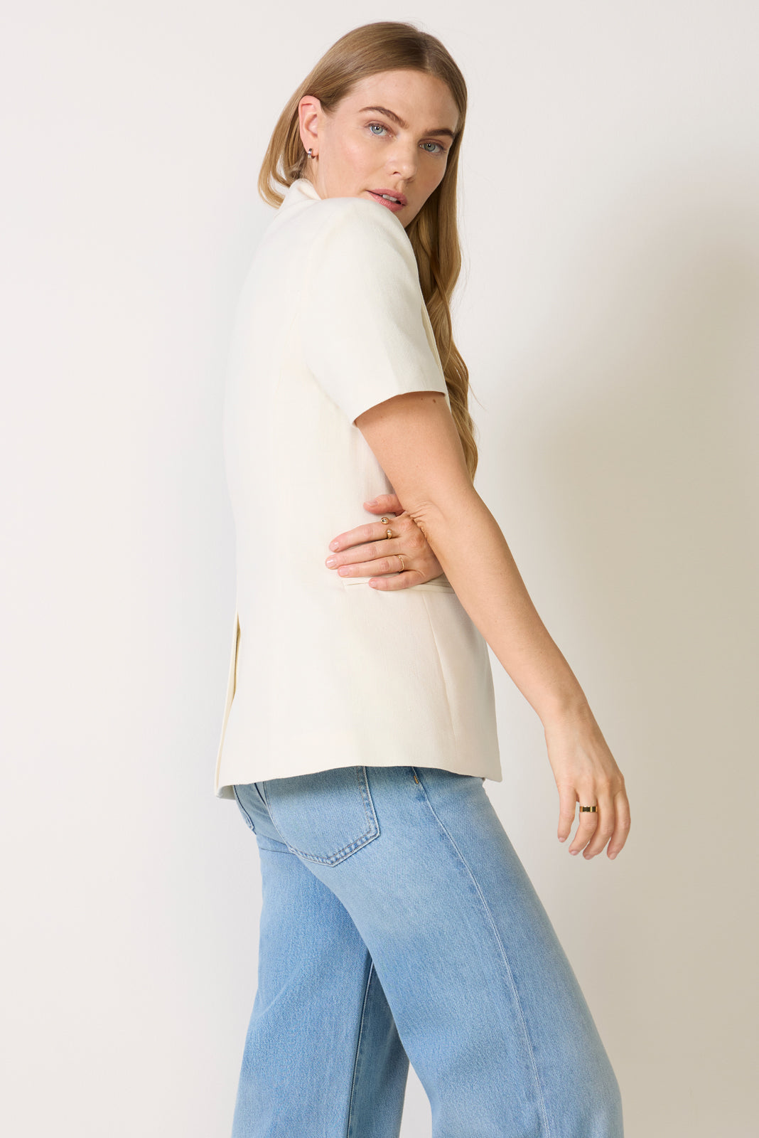 Short Sleeve Blazer