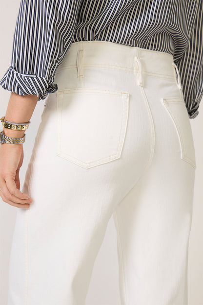 The Seamed Wide Trouser Crop