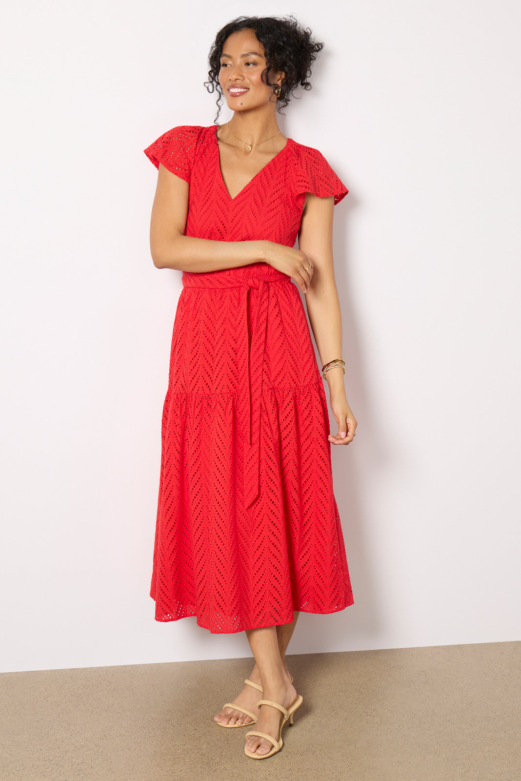 Daisy Eyelet Dress
