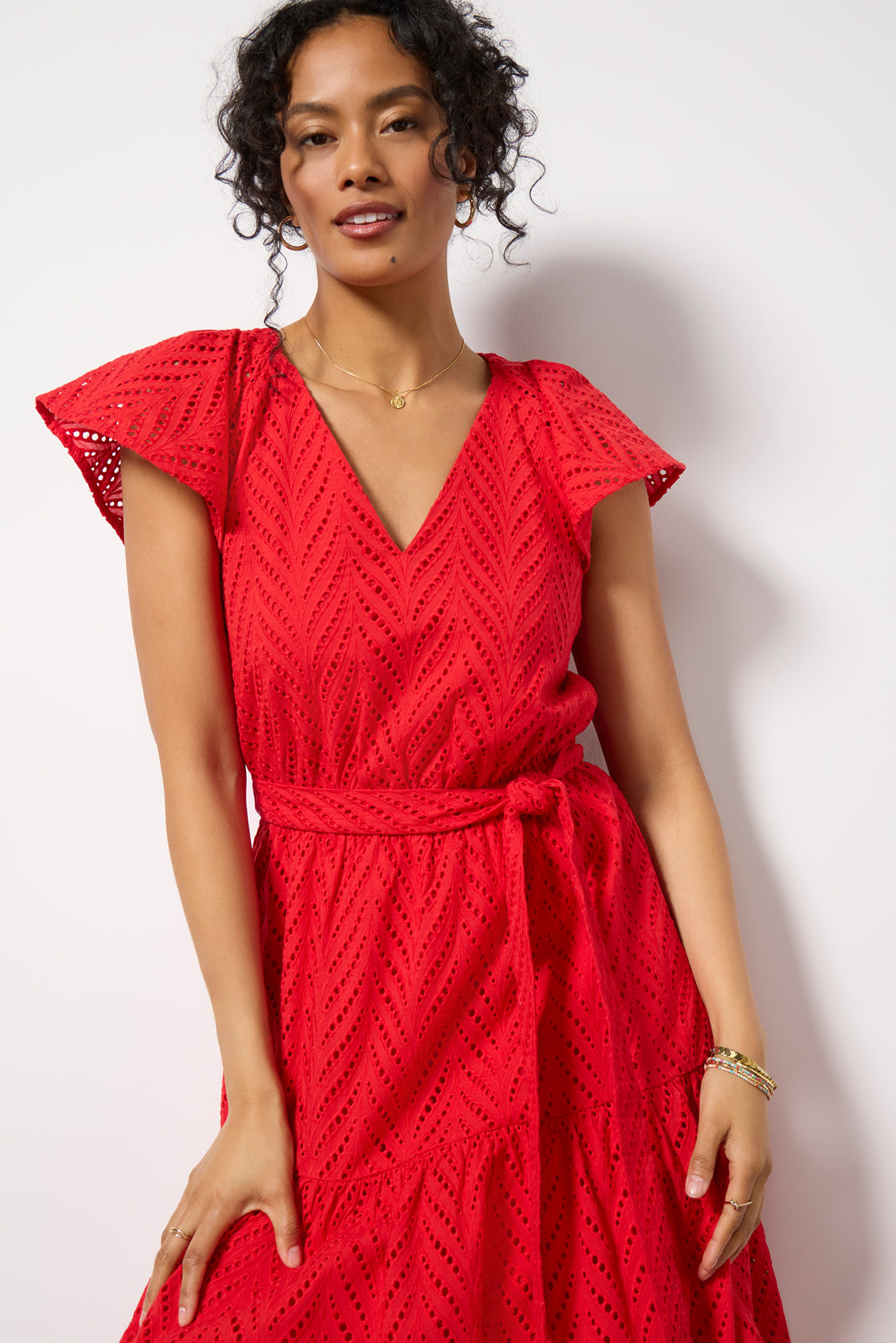 Daisy Eyelet Dress