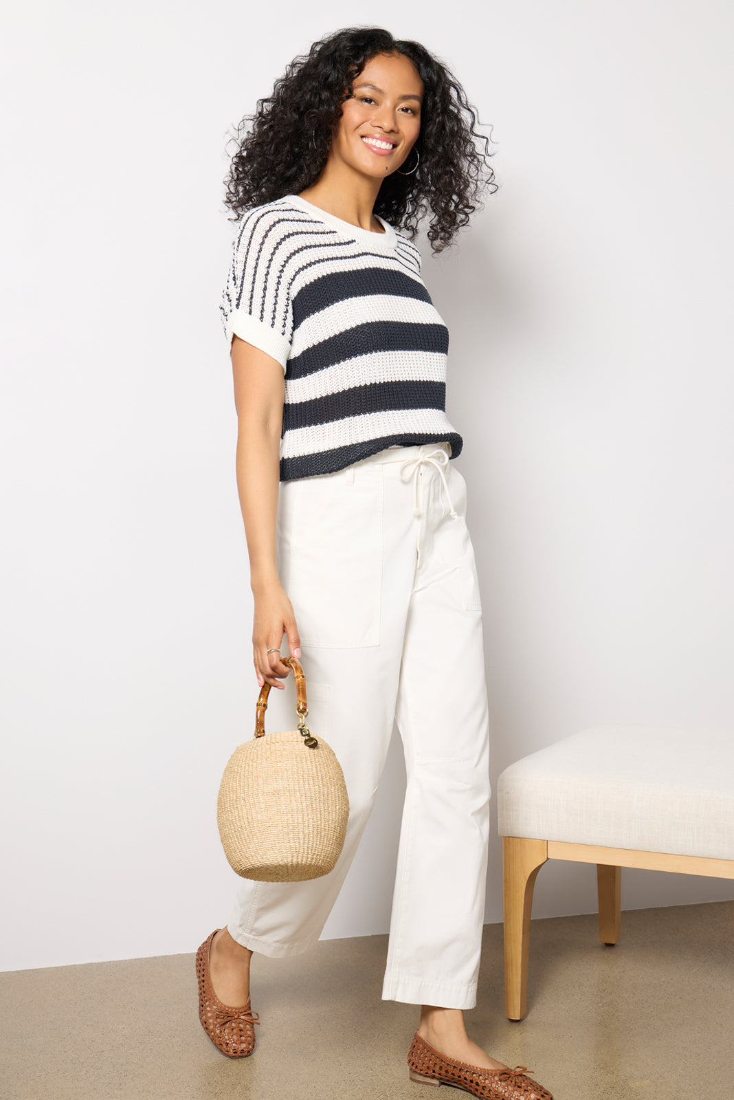 Ivy Open Weave Tee