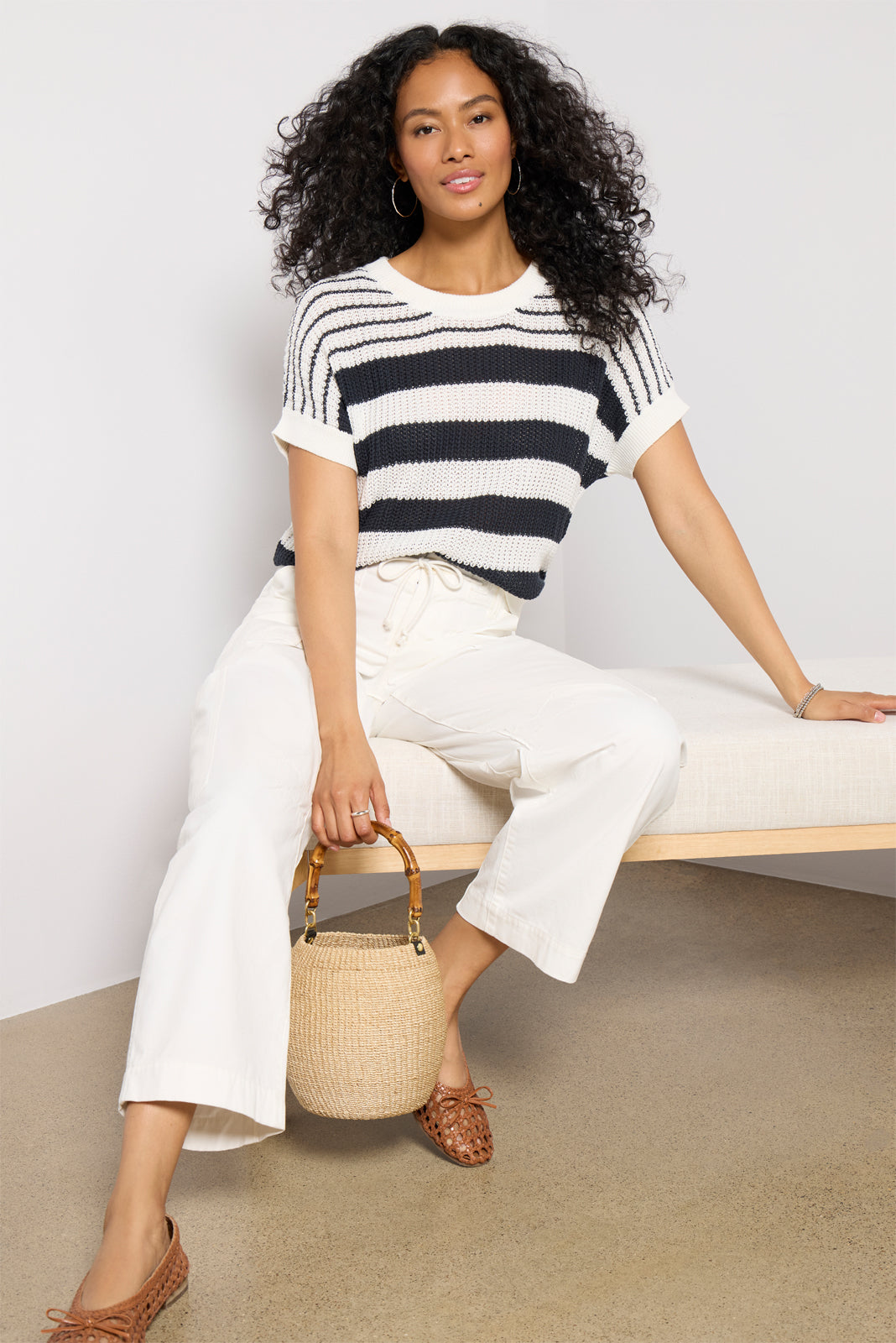Ivy Open Weave Tee