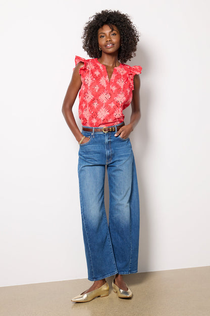 Nadia Flutter Top