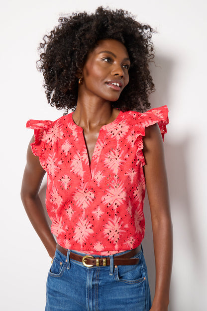 Nadia Flutter Top