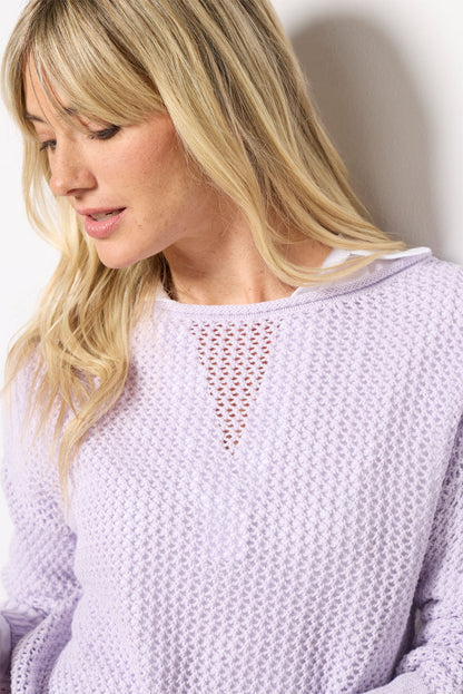 Open Knit Sweater