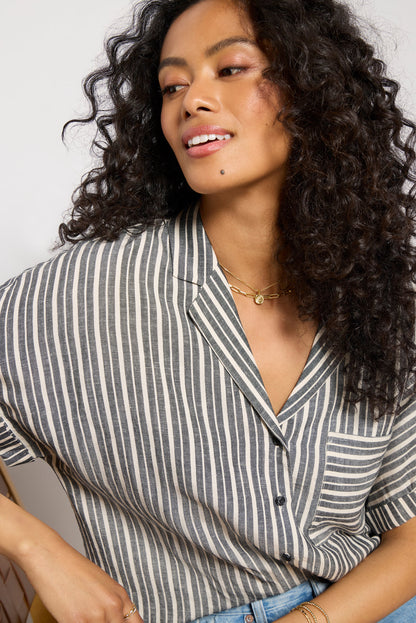 Sophia Linen Resort Shirt