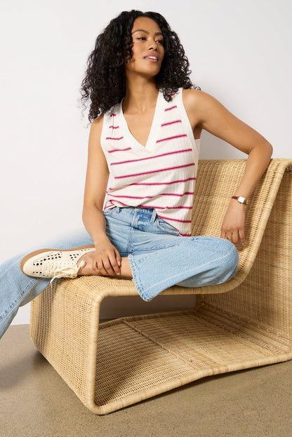 Sarina V Neck Tank