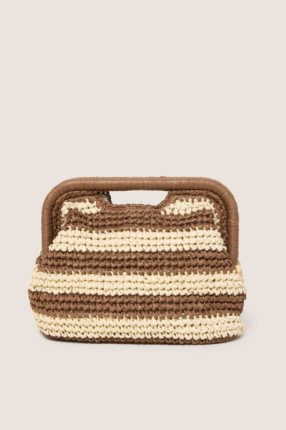 Tori Stripe Clutch